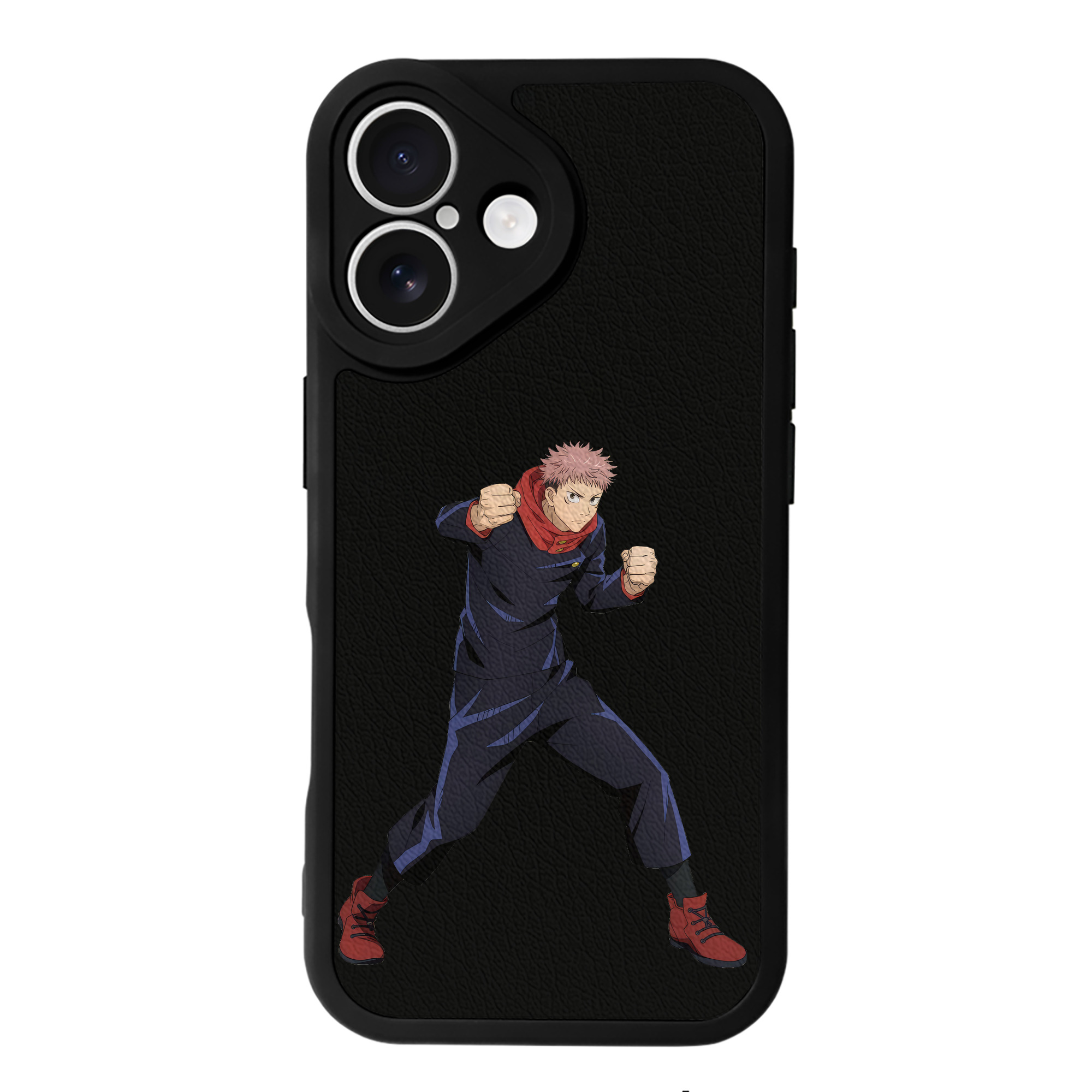 （画像用） 呪術廻戦 Jujutsu Kaisen 【iPhone 16シリーズ対応】シリコンスマホケース（レザー調） 材質：シリコン